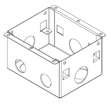 Flush-mounting box TouchPad