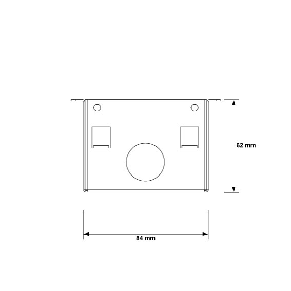 Flush-mounting box TouchPad